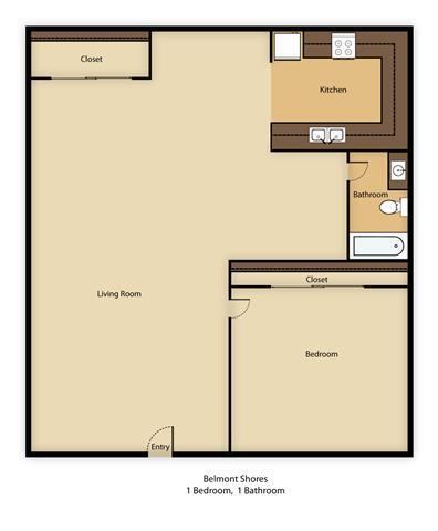 Floorplan - Ocean Elements at Belmont Shore Apartments