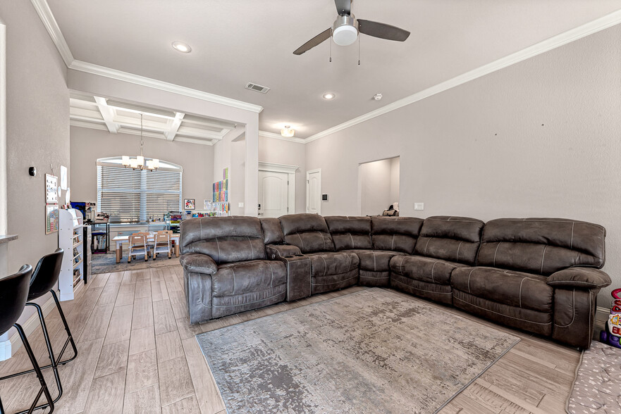Manual reclining sectional included (2 years old- Smoke free, pet free home). - 1871 Sunrise Cir