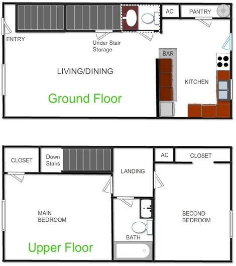 2BR/1.5BA - Majestic Oaks