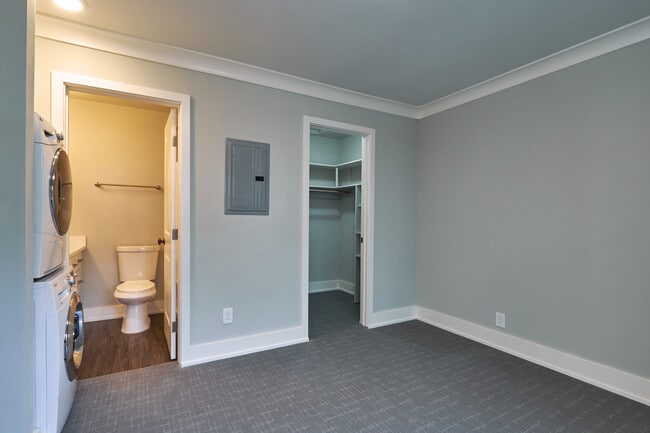 Ladera 1 Bed, 1 Bath Bedroom/Laundry/Closet/Bath - Ladera Apartments