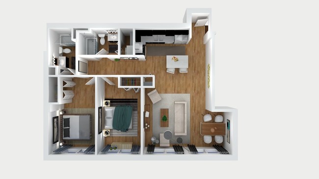 Floorplan - Five Star Apartments