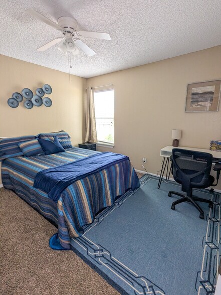 Furnished Full Sized Bedroom - 1909 Lavaca Ct