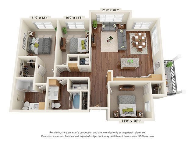 Floorplan - Covington Crossings 55+ Senior Living