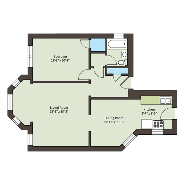 Floorplan - 5415 S. Woodlawn Avenue