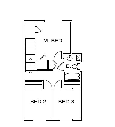 3BR/1.5BA (2 of 2) - Squaw Valley Apartments