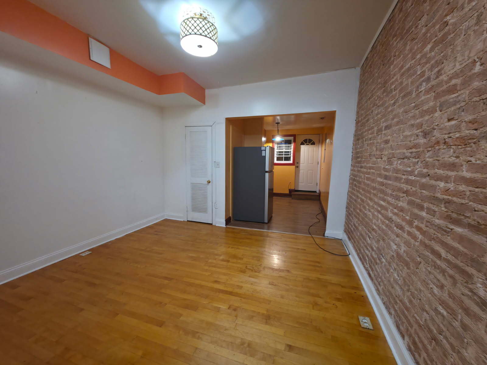 Dining Room Area Original Brick - 2539 N Howard St