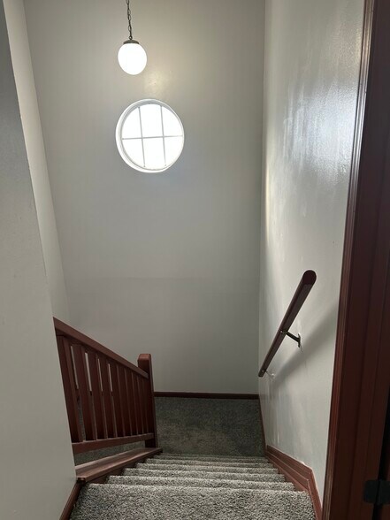 Stairwell from second floor to first floor - 4801 Lady Jane Ave