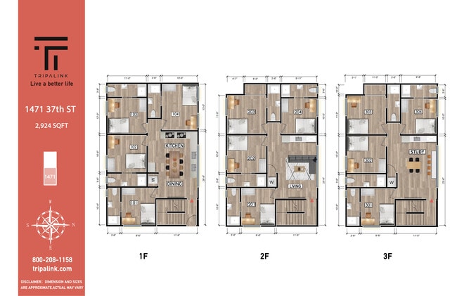 1471 W37th St floor plan - The Pegasus