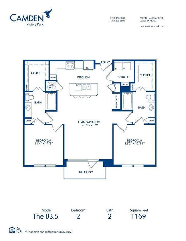 Floorplan - Camden Victory Park