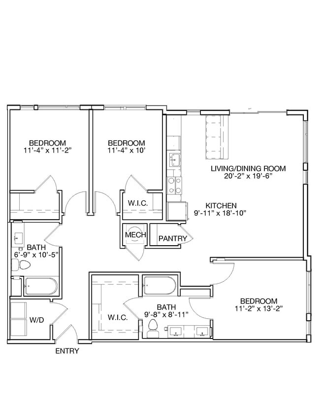 Floorplan - Ainsley at the Collective