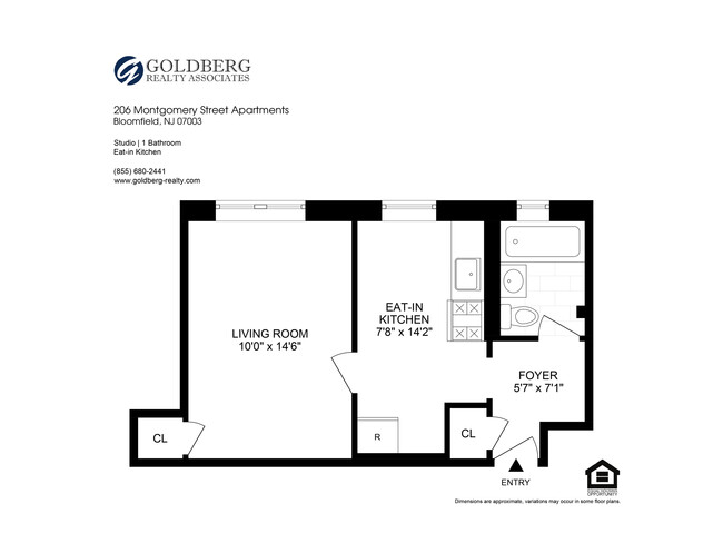 Floorplan - 206 Montgomery Street Apartments