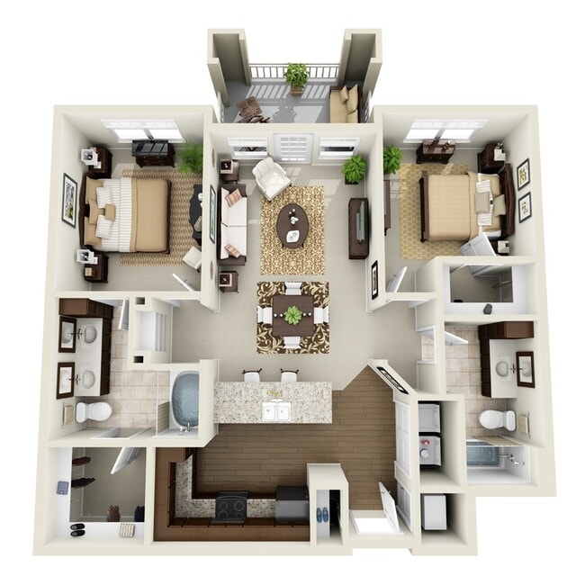 Floorplan - ZZZFountains at Mooresville Town Square