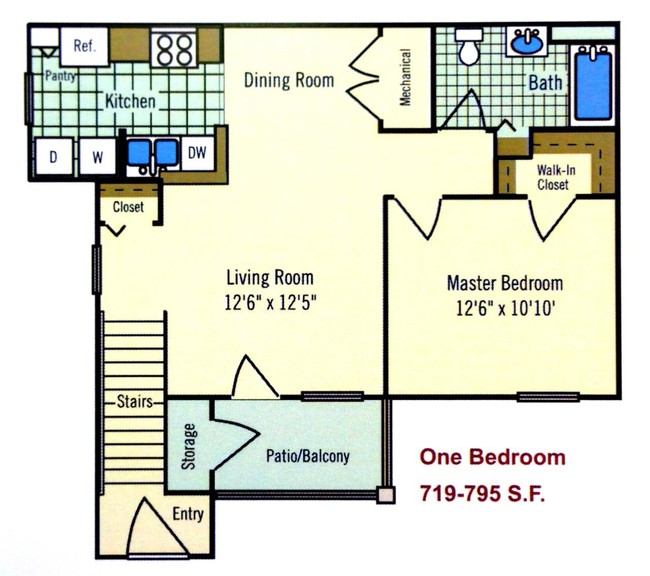 Floorplan - Amberwood Place Apartments