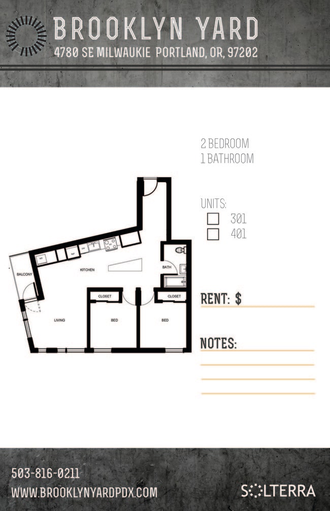 Floorplan - Brooklyn Yard
