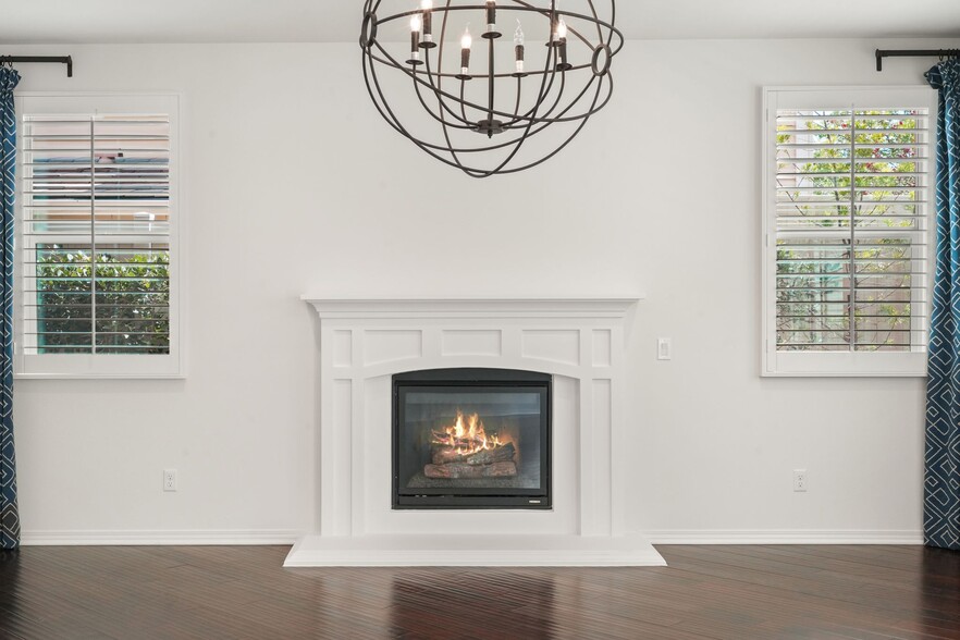 Fireplace in Living room - 4928 Princess Dr