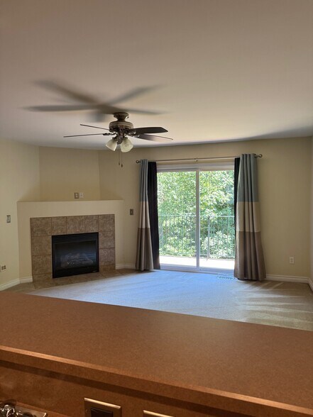 Living Room and Fireplace - 52 Grandview Cir