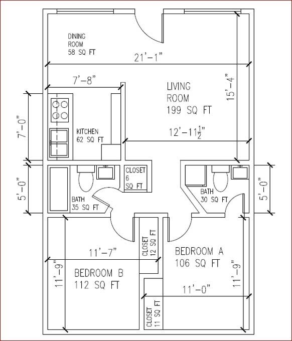 2BR/2BA - The Caribean Apartments