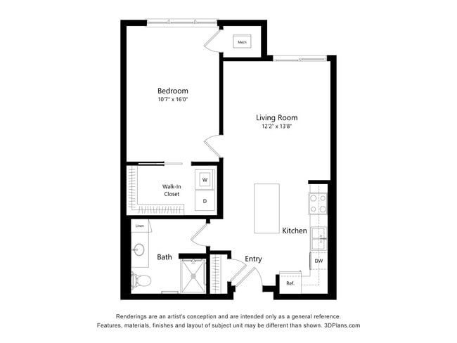 Floorplan - The Winslow 62+ Apartments