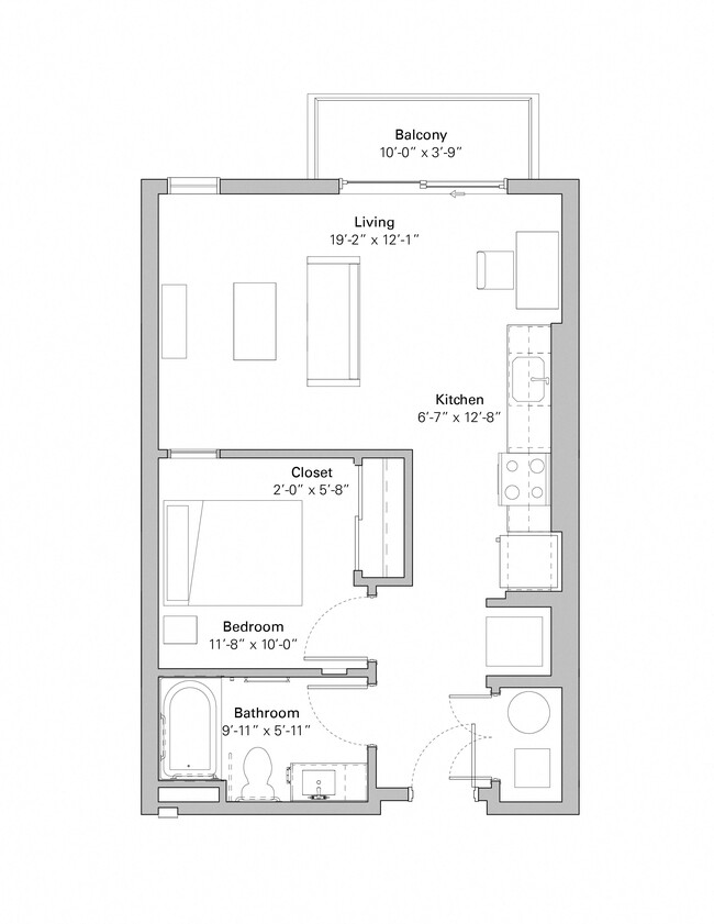 Floorplan - Melody on Main