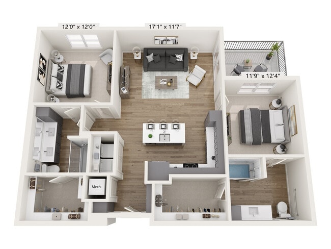 Floorplan - Lakeshore Pearl 2