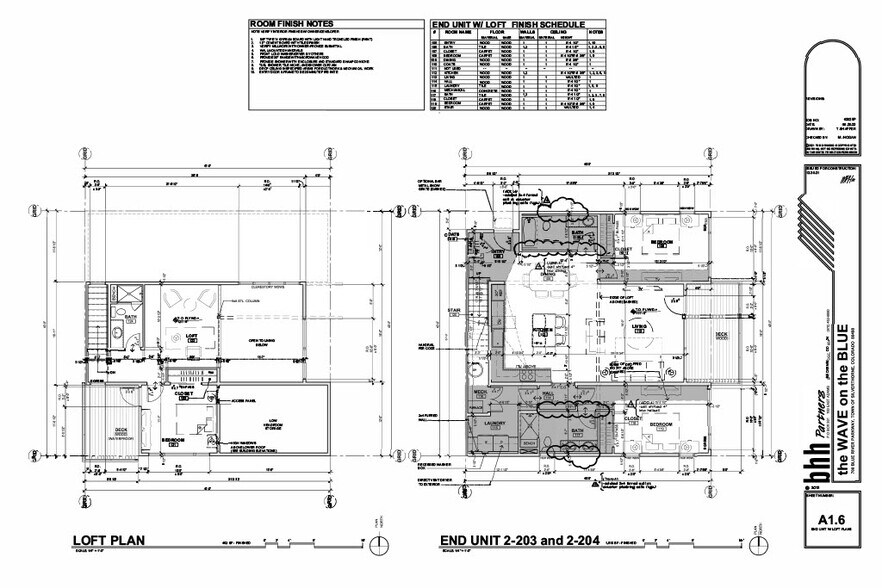 Loft Apartment Floor Plan - Wave on the Blue