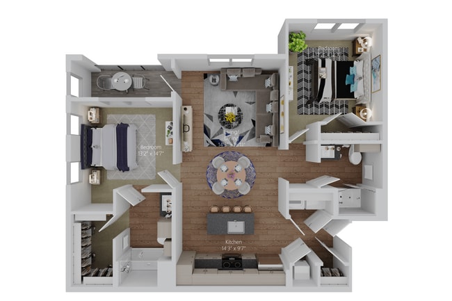 Floorplan - Stella Luxury Apartment Homes