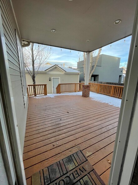 Deck outside - 1837 S Clarkson St
