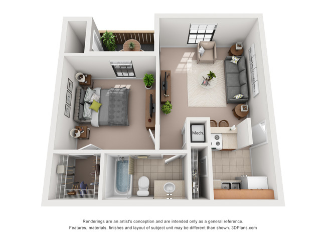 Floorplan - Forestlake Apartments