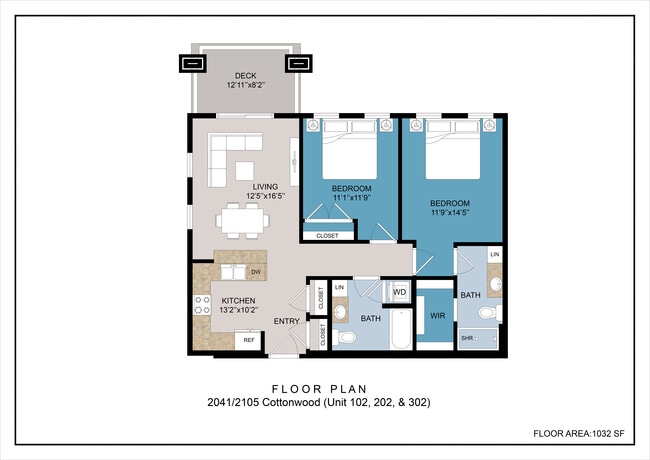 Floorplan - 2041 Cottonwood Rd
