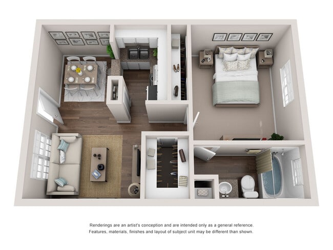 Floorplan - Bellaire Oaks Apartments