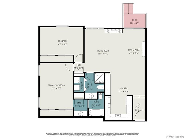 Floor plan layout w/ dimensions. - 701 Harlan St