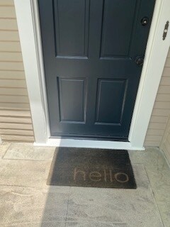 3. WELCOME- Front door- Exterior house painted 2021 - 680 Highland St