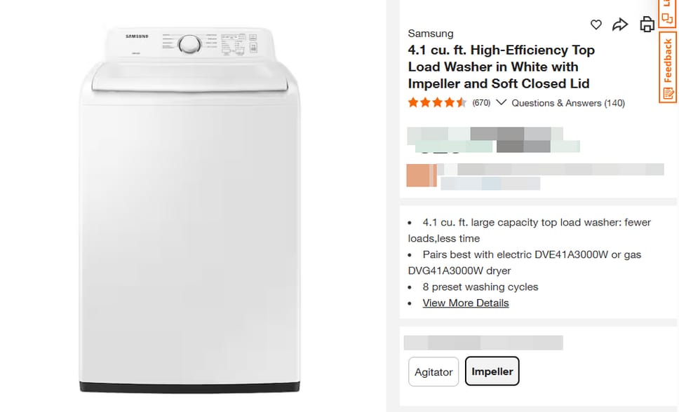 Upgraded Washer - 8436 Delridge Way SW