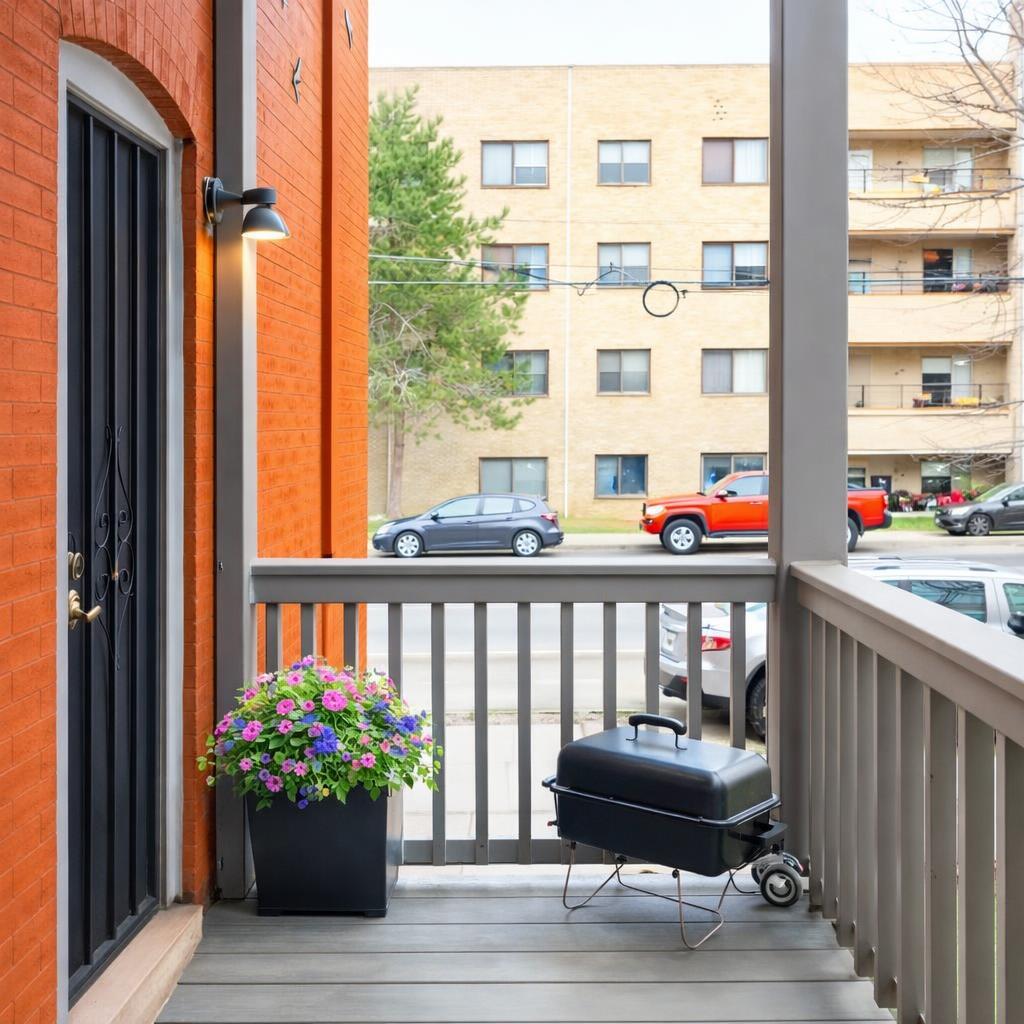 Back patio - 1105 N Sherman St