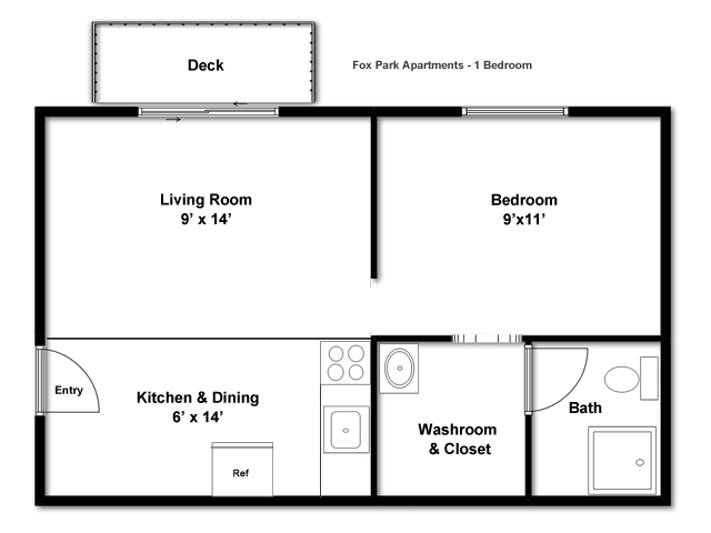 1BR/1BA - Fox Park