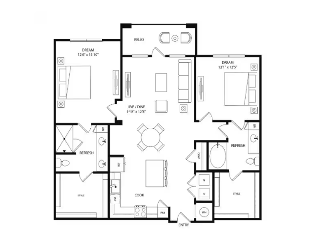 Floorplan - Tessa at Katy