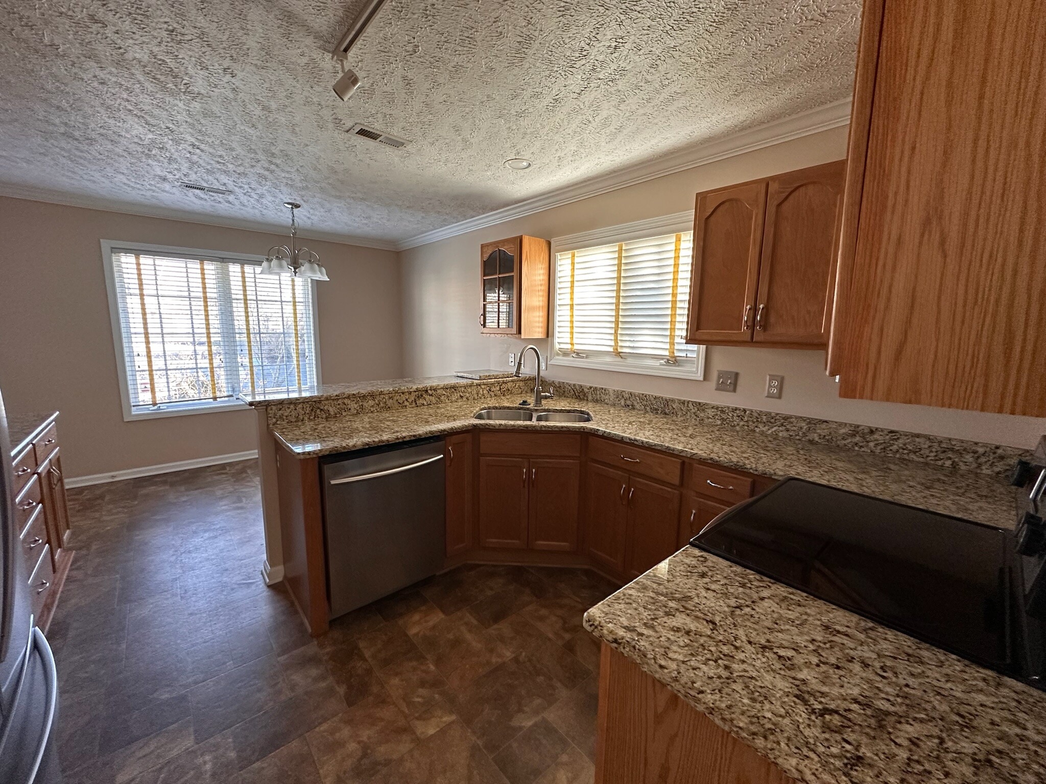 View from kitchen to eat in kitchen area and quiet cul-de-sac - 2231 Whitney Ct