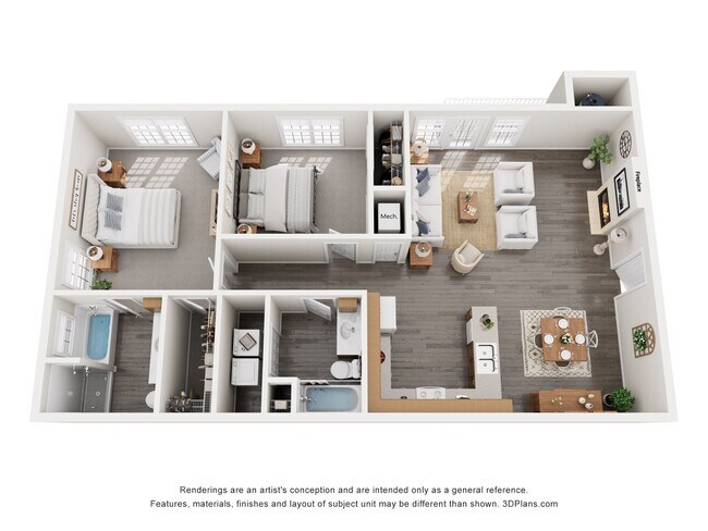 Floorplan - Karen Lake Apartments