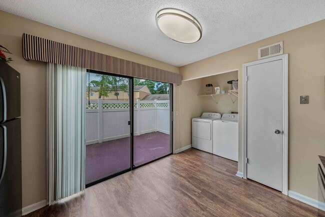Townhome Patio and Laundry - The Park at Matera