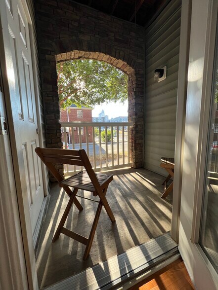 Patio with view of CLT Skyline - 1256 Duncan Gardens Dr