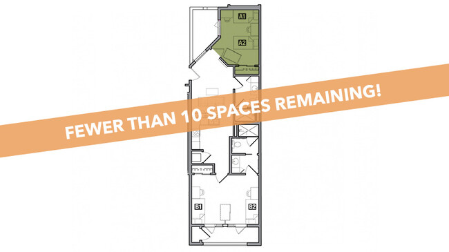 2x2 A Double - Fewer Than 10 Spaces Remaining! - Student | Icon