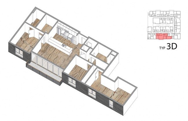 Floorplan - Lido Apartments - 1532 Brockton Ave