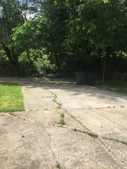 Parking pad in back of the house. - 4125 Fairfax Rd
