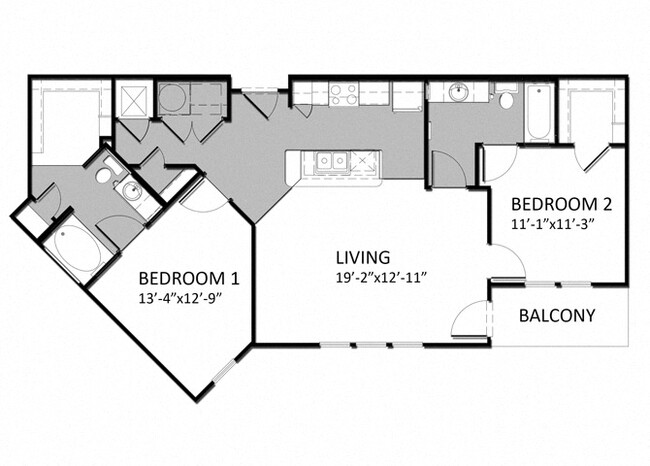 Floorplan - Auburn Square Apartments