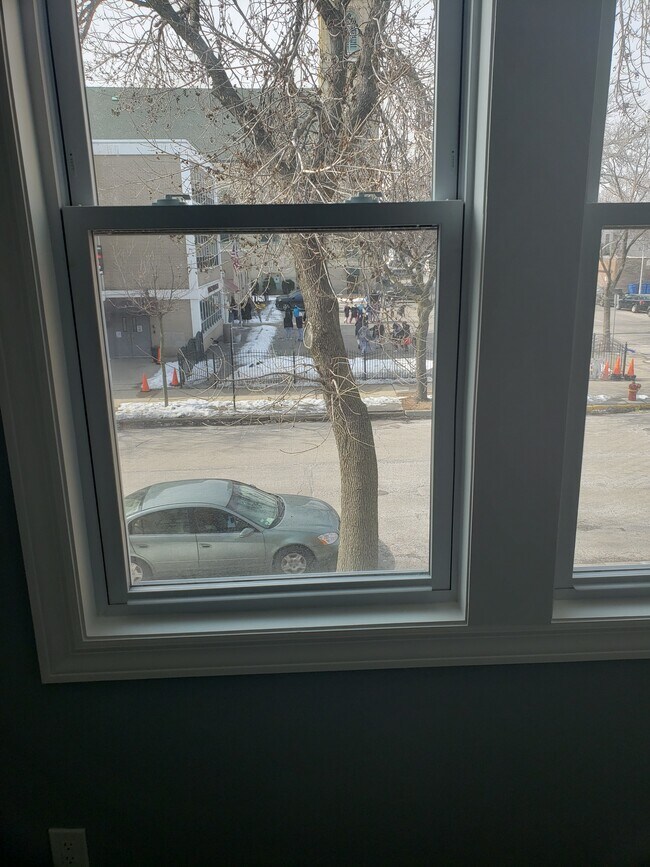 View to schoolyard & church - 3703 S Lowe Ave
