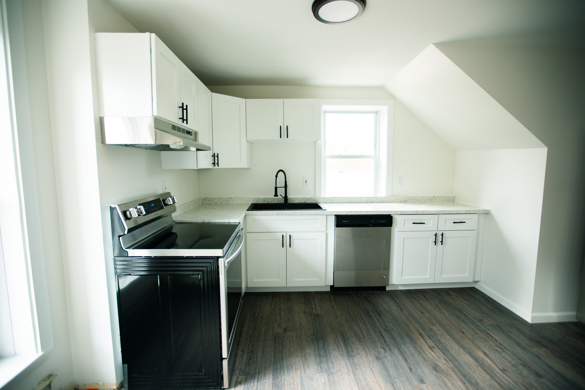 Spacious freshly remodeled kitchen with updated appliances &amp;amp; fixtures. - 4359 Lake Ave