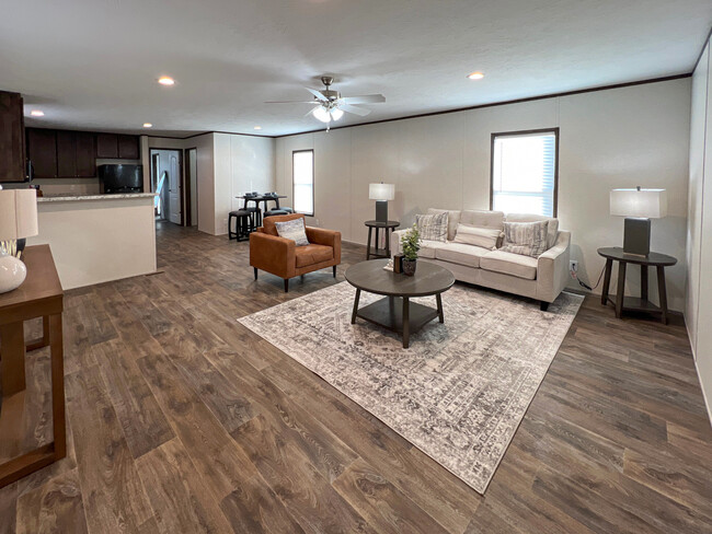 Main living area, staged. - 615 San Rafael