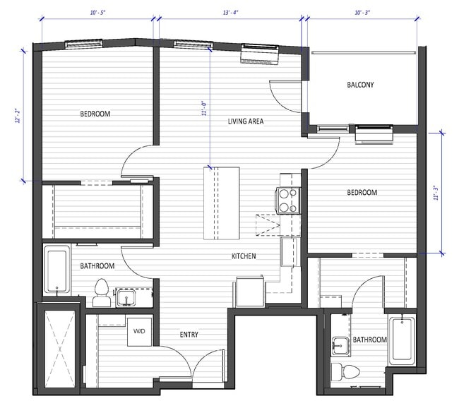 Floorplan - Hyas Point Apartments