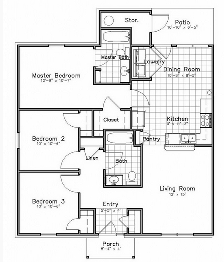 3BR/2BA - Autumn Trace Apartments