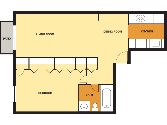 Churchill 1 bedroom - Churchill Square